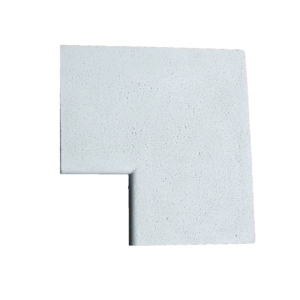 Canto de 90º para Borda Boleada de 1,00 m x 0,35 cm cor branca
